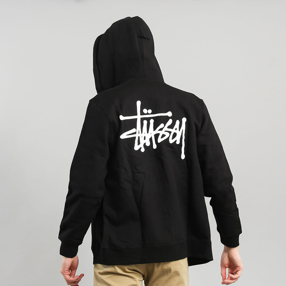 Худи Stussy BASIC ZIP HOOD logo, 1974500