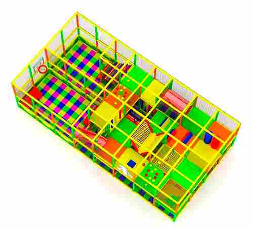 Детский игровой лабиринт с крышей «Кристалл» 9,84×4,92×4,3 м
