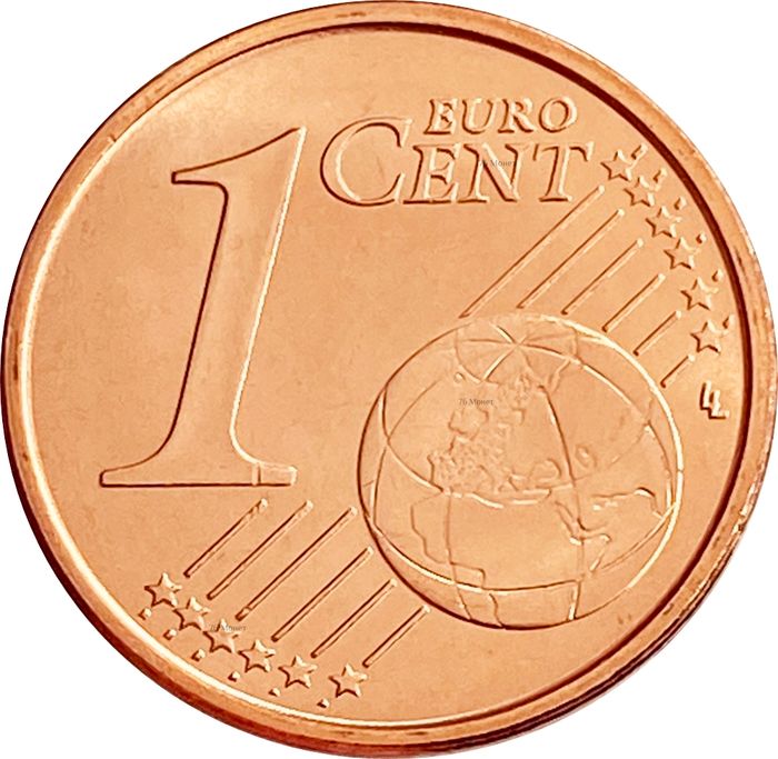 1 евроцент 2010 Италия (1 euro cent)