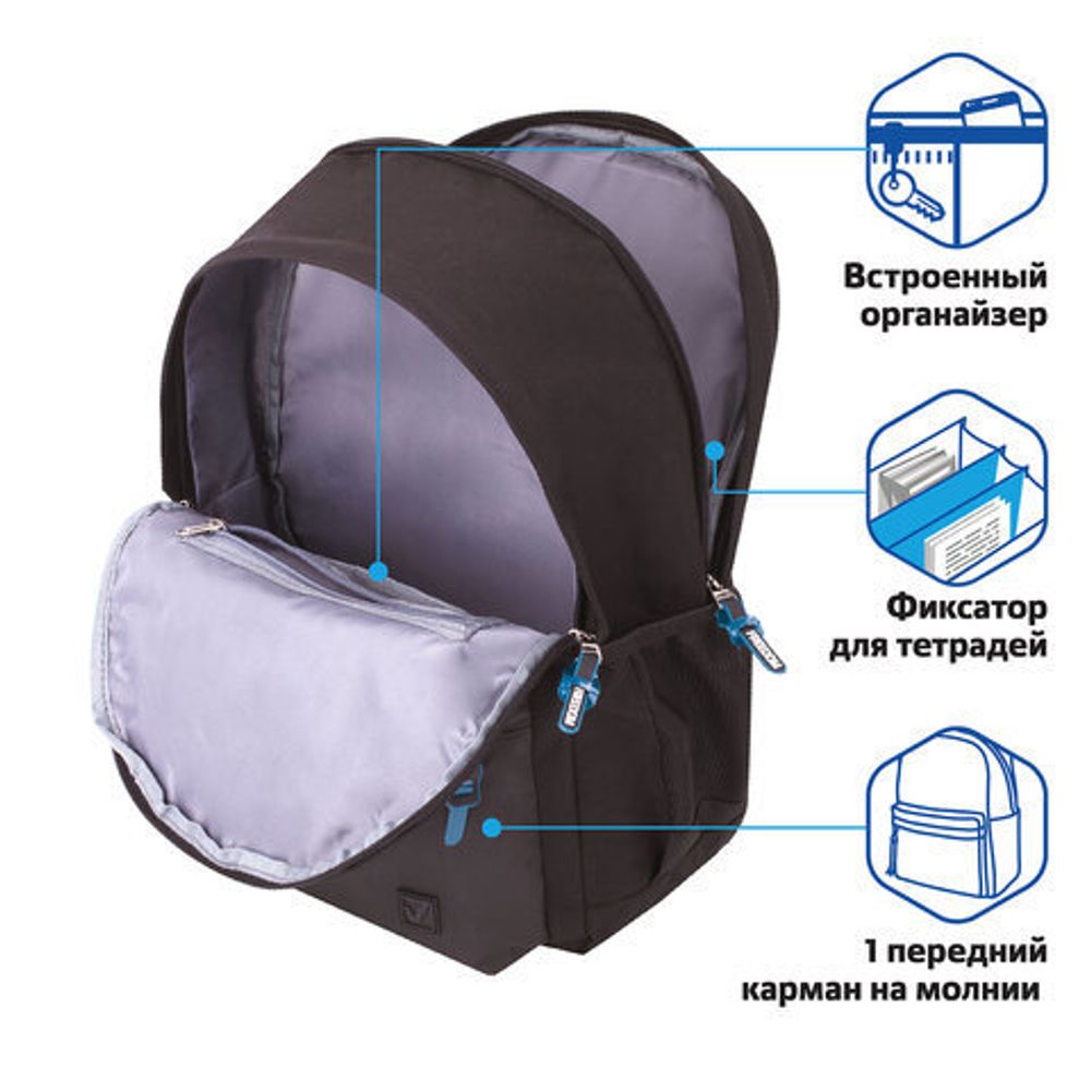 Рюкзак BRAUBERG FASHION CITY, универсальный, "Eagle", 46х31х15 см, 229967