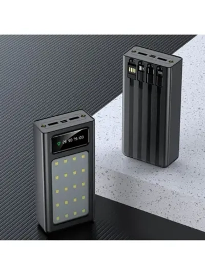 Внешний портативный аккумулятор 486, 20000 мАч, кабели Type-