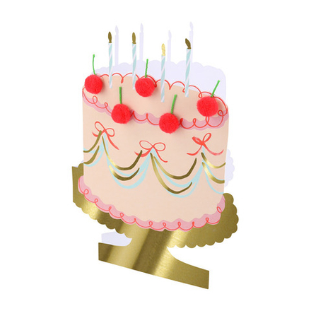 Открытка в форме торта "Cake"