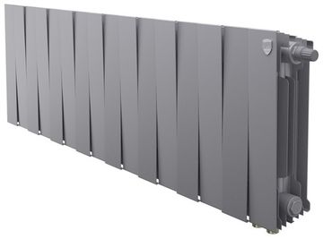 Радиатор Royal Thermo PianoForte 300 VDR Silver Satin - 14 секций нижнее подключение (правое)