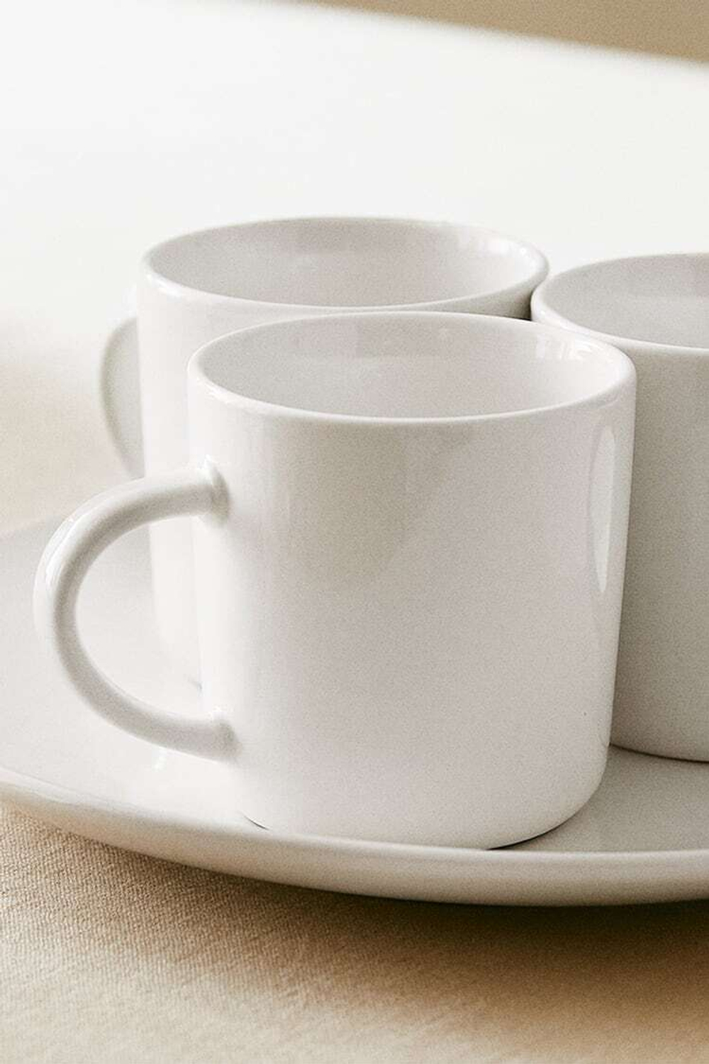 ZARA HOME КЕРАМИЧЕСКАЯ КРУЖКА, БЕЛЫЙ