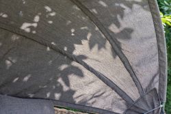 "Стильяно" плетеная кровать круглая, цвет соломенный