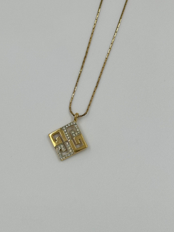 Кулон-лого с кристаллами Givenchy