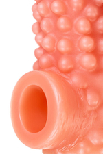 Насадка на фаллос 15,6см с бугорками Kokos Cock Sleeve 004 Size M