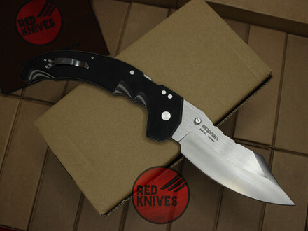 Нож Cold Steel Myhem - рукоять G10, черные полосы, клинок сатин