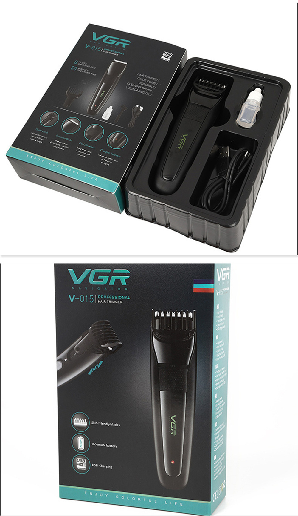 Набор для стрижки VGR V-015, черный