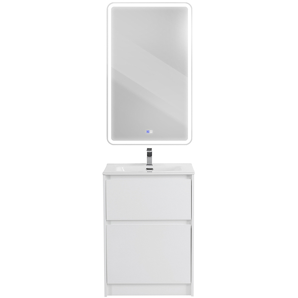 Тумба под раковину BelBagno Kraft 60 KRAFT-600-2C-PIA-BO Bianco Opaco