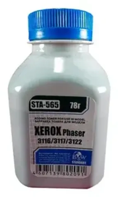 Тонер XEROX Phaser 3117/3116/3122/PE 114 (78гр) Black&White Standart фасовка Россия