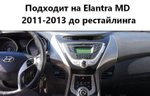 Магнитола для Hyundai Elantra 5 2011-2013 (MD) - Canbox H-Line 0078 монитор 12.3" QLED в стиле MERCEDES на Android 10, ТОП-процессор, CarPlay, 4G SIM-слот
