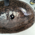 Раковина из речного камня RS-65230 53*37*15 0862