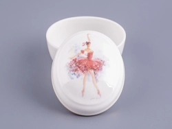 Туалетная коробочка форма Овальная рисунок Фея смелости арт. 80.86398.00.1