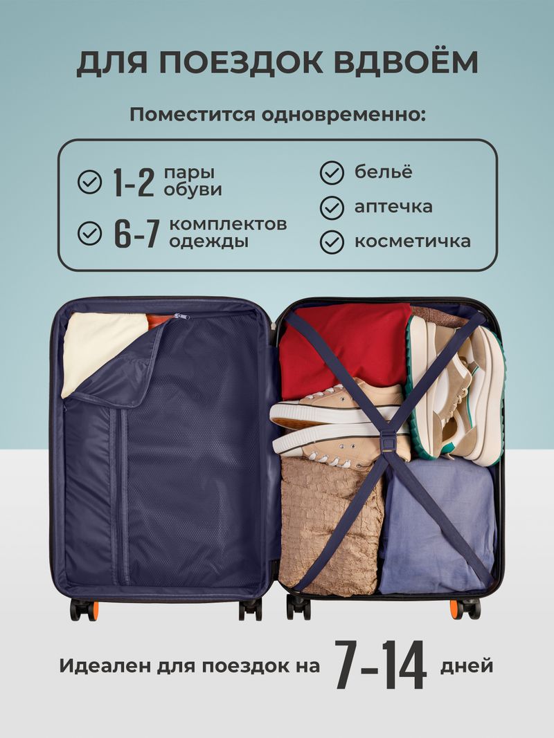 Набор Xs/M ручная кладь и средний Папайя