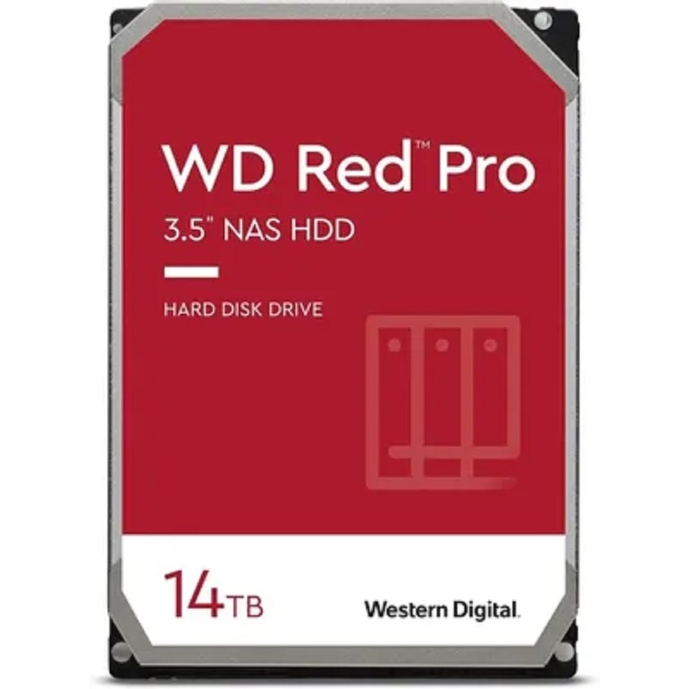 HDD жесткий диск 14TB WD Red Pro (WD142KFGX) (Serial ATA III, 7200- rpm, 512Mb, 3.5")