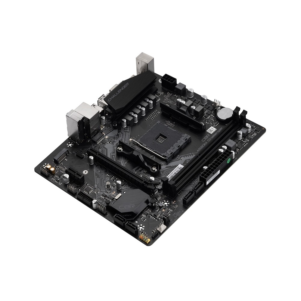 CBR A520M Challenger {Socket AM4, 2*DDR4, mATX, VGA+HDMI, 1*PCIEx16/1*PCIEx1/1*M.2(NVME & SATA), 4*SATA3, 4*USB2+2*USB3, Glan}