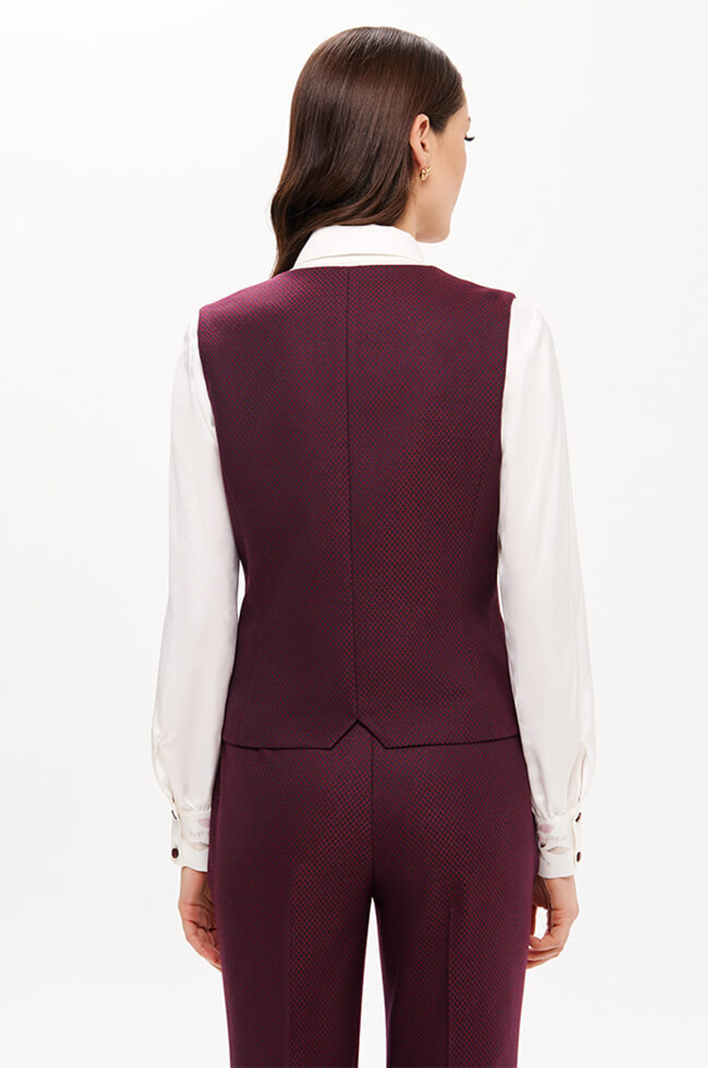 1950 Жилет женский (бордо)