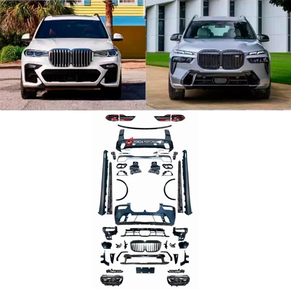 Обвес переделка для BMW X7 G07 2018 в Рестайлинг 2023 БМВ