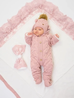 Комплект на выписку для новорожденного утепленный