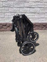 Коляска-трансформер 2в1 Luxmom T60 тёмное-серый текстиль