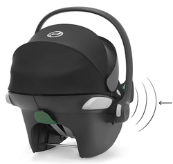 Коляска 3 в 1 Cybex Priam IV Rosegold complete и автокресло Aton B2 i-Size Volcano Black Sepia Black