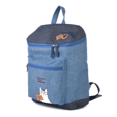 Рюкзак NEKOMARUKE "BUTTER KEKS", джинсовый синий, 23-6521-3, KUSUGURU