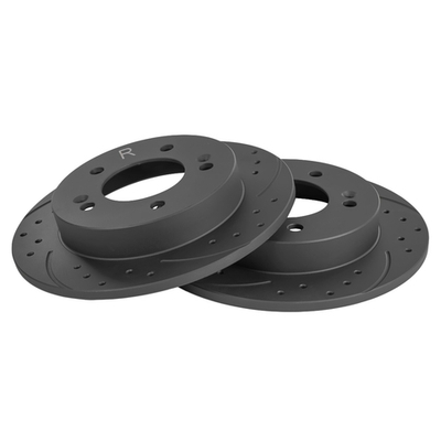 Диск тормозной задний перфорированный PRO-Line с покрытием (компл.2 шт) HYUNDAI iX20 / KIA Venga 10 GANZ GIJ06042S