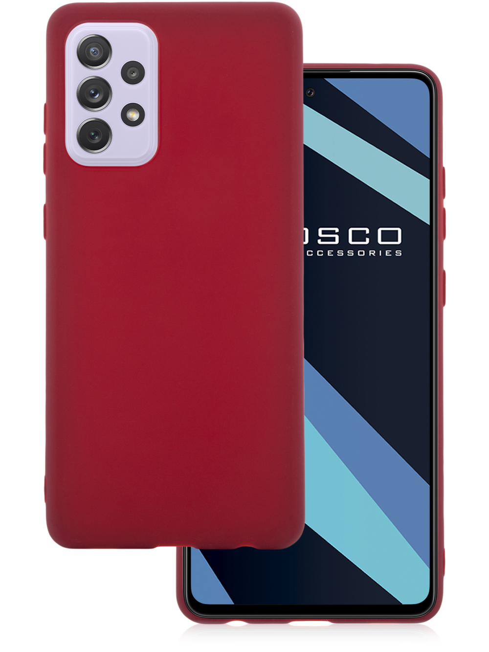 Чехол ROSCO для Samsung Galaxy A72 оптом (арт. SS-A72-COLOURFUL-WINE)