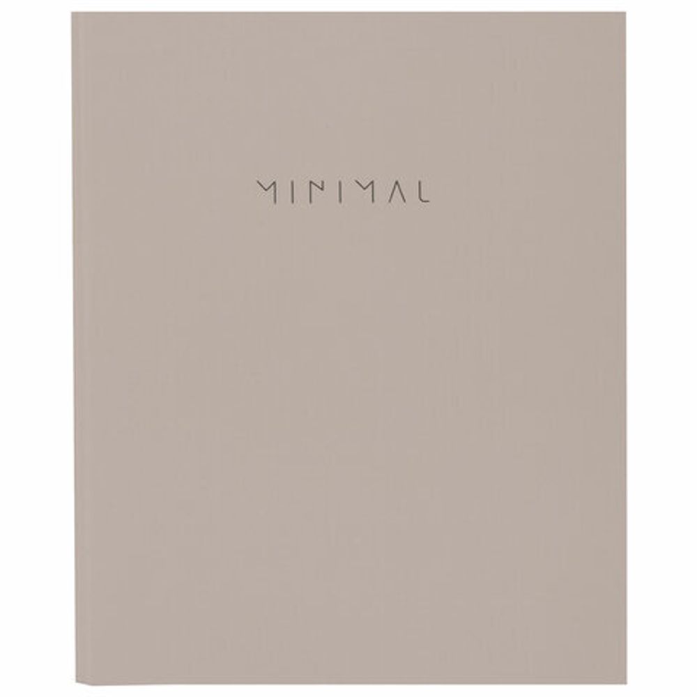 Тетрадь на кольцах А5 175х215 мм, 120 л., твердый картон, матовая ламинация, клетка, BRAUBERG "Minimal beige", 404997