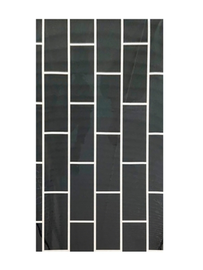 Панель (13) Super Stick Modern самоклеящаяся 30х60 Плитка ЧЕРНАЯ