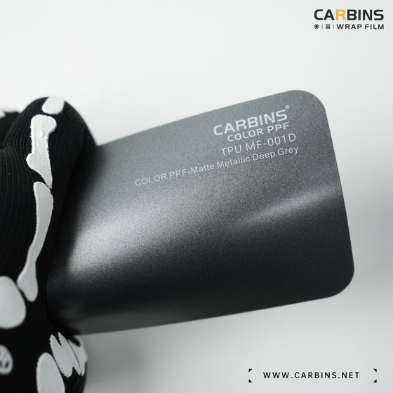 Веер образцов полиуретановой цветной пленки Carbins Color PPF