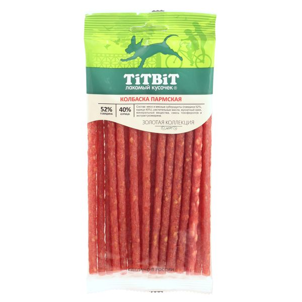 Лакомство TiTBiT Колбаса Пармская для собак Золотая коллекция