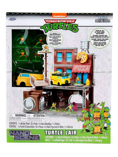 Набор фигурок Nano Черепашки-ниндзя Nanoscene 4шт 34679