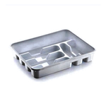 Лоток для столовых приборов. серебро