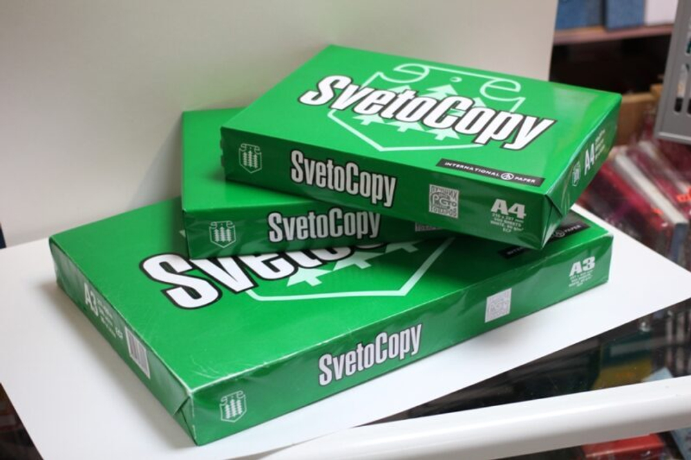 Бумага А4 "SvetoCopy" 80г/м2 500 листов для принтера