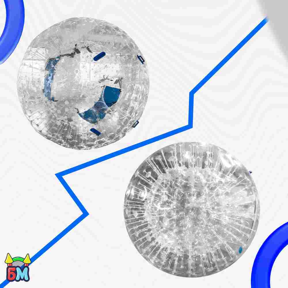 Зорб ТПУ "Капля", диаметр 2.8 м, с усиленными сиденьями