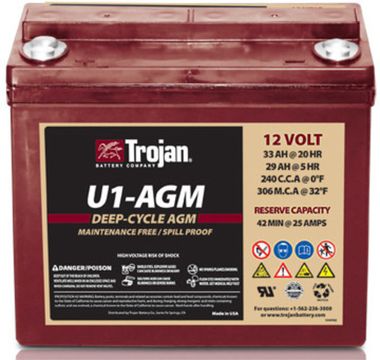 Аккумуляторы Trojan U1-AGM - фото 1
