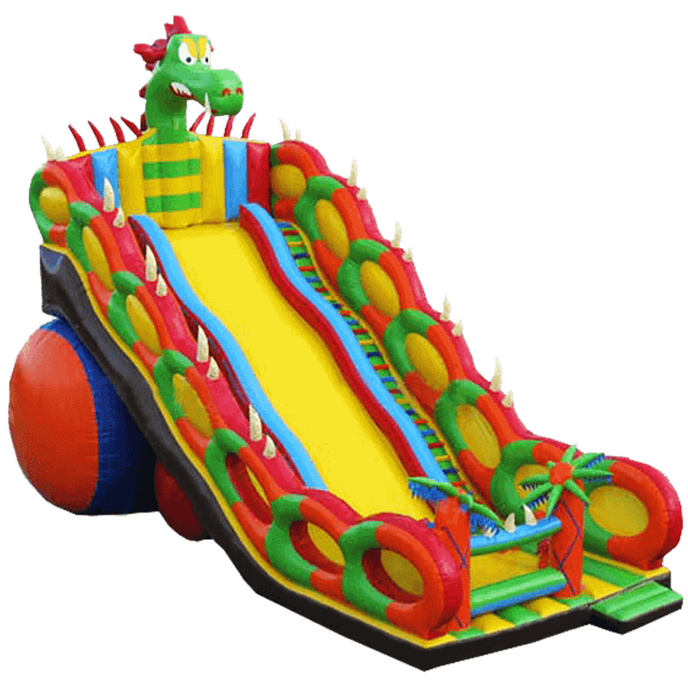 Батут-горка "Дракон 2", 15*7*9 м