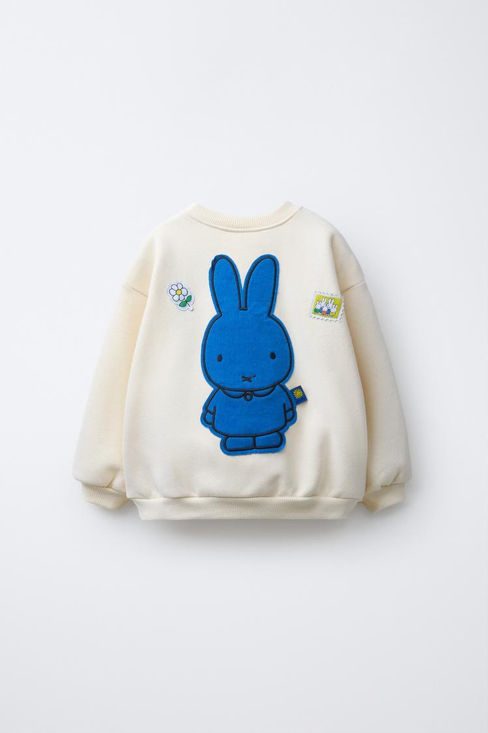 ZARA ТОЛСТОВКА С НАШИВКАМИ MIFFY™ MERCIS BV ©, ЭКРЮ