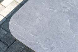 "Канны" лаунж-зона 4-местная плетеная из роупа (веревки), цвет темно-серый