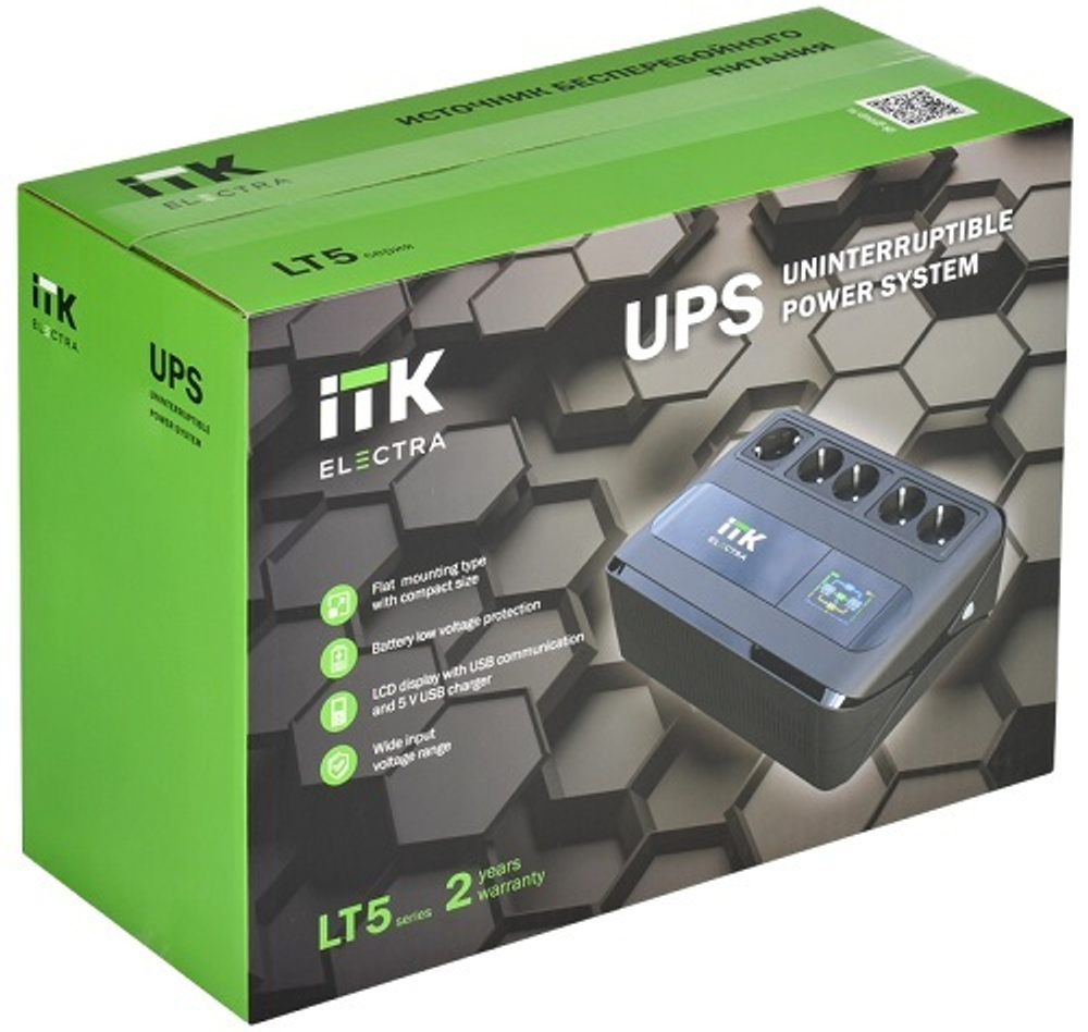 Источник бесперебойного питания  ITK ELT5-1000VA-1-001