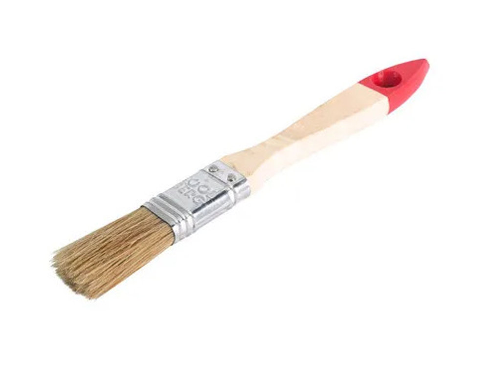 Кисть плоская Классик-Стандарт деревянная рукоятка 20мм