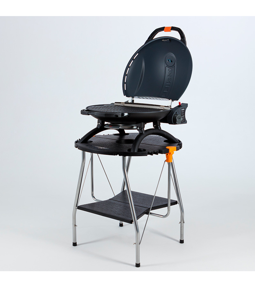 Гриль газовый O-GRILL 900МT bicolor черный-зеленый (в комплекте адаптер тип А)