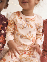 Пижама для девочки Next B30-731, 3 шт., Бордовый, Розовый, Кремовый