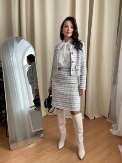 Юбка твид из вискозы