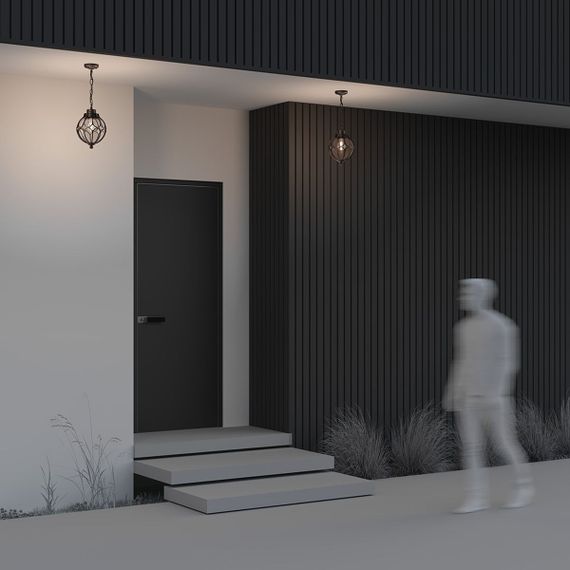 Уличный подвесной светильник Maytoni Via O024PL-01G