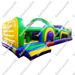 Надувной батут "Длинная полоса препятствий" 10*4*3 м