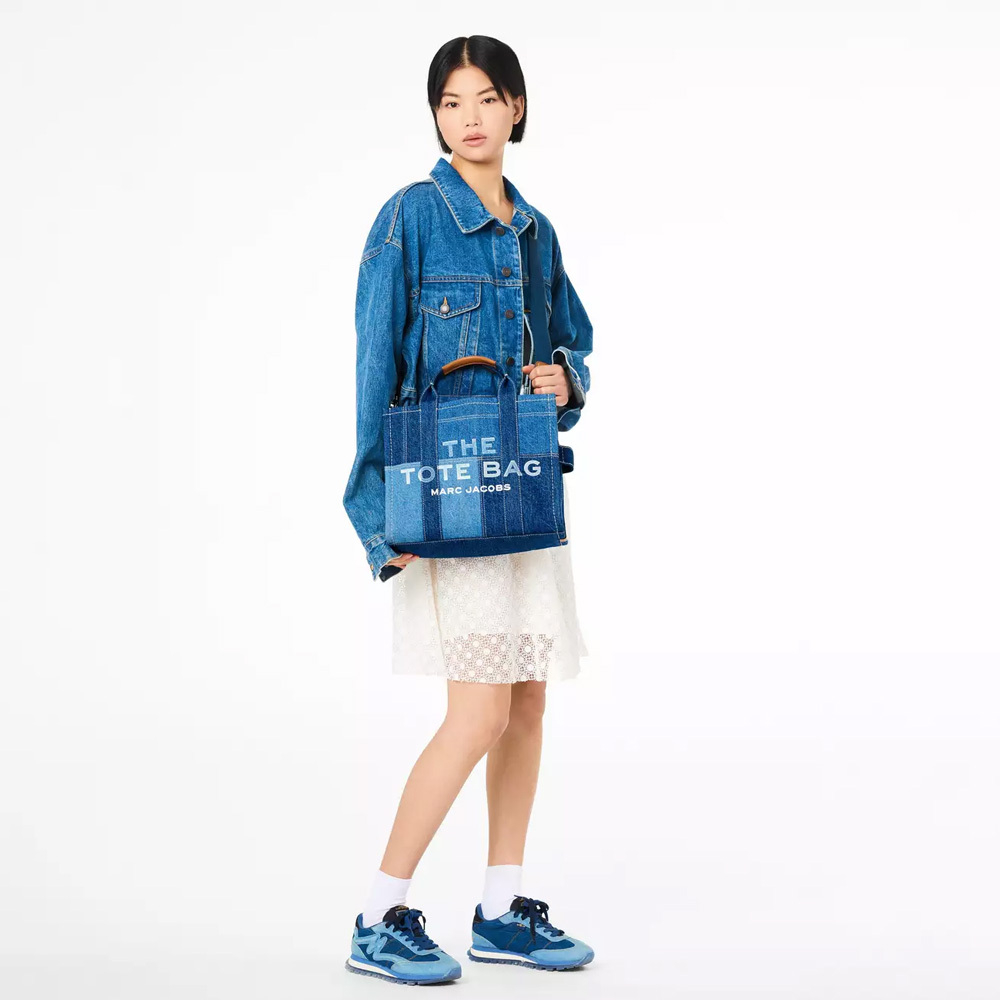 СУМКА MARC JACOBS THE DENIM MEDIUM TOTE BAG BLUE