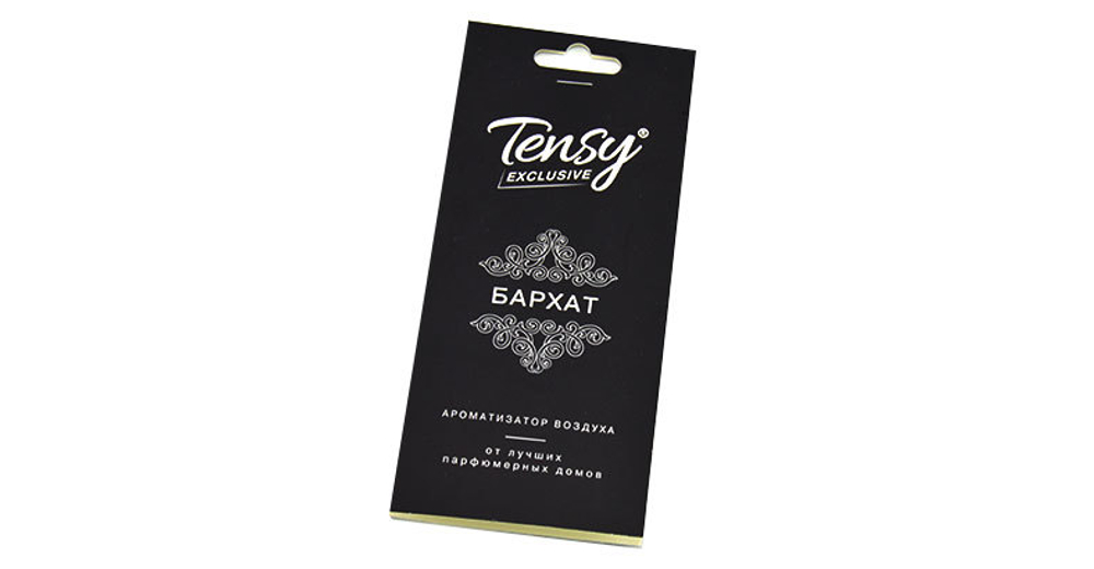 Картон Парфюм Бархат ароматизатор Tensy
